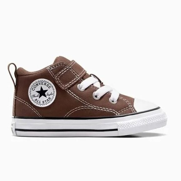 CONVERSE Kids Malden Street Chuck Taylor All Star Mid Baby Shoe, Size 5C Brown - Picture 8 of 8